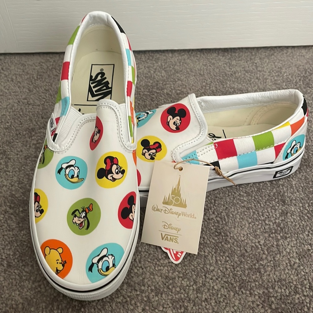 Disney 50th Vans NWT